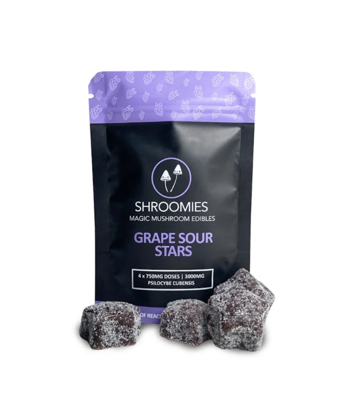 Shroomies Grape Sour Stars for Sale In the UK
